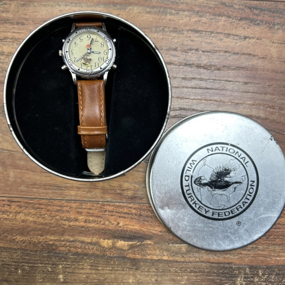 Xtreme JAKES NWTF National Wild Turkey Analog Watch 1377/2550 Needs Battery‎